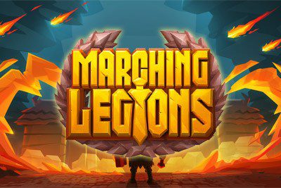 Marching Legions slot review by Relax Gaming free play slot cover image