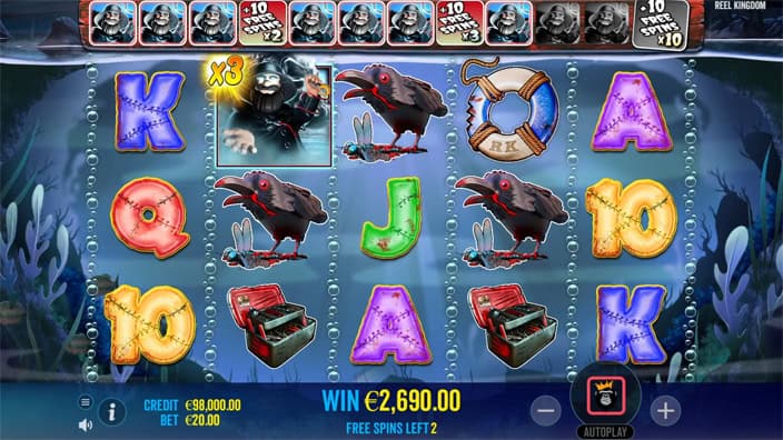 Big Bass Halloween slot feature thunder 1