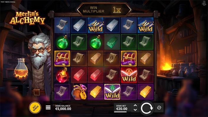 Merlins Alchemy slot 1