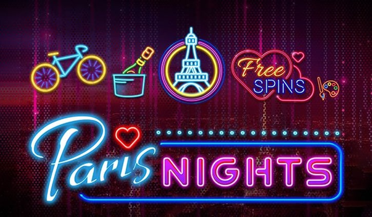 Play Paris Nights Slot by Booming Games Free Demo slot cover image