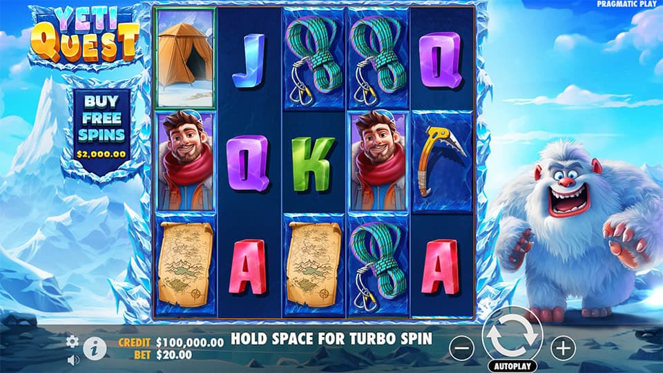 Yeti Quest slot bonus buy