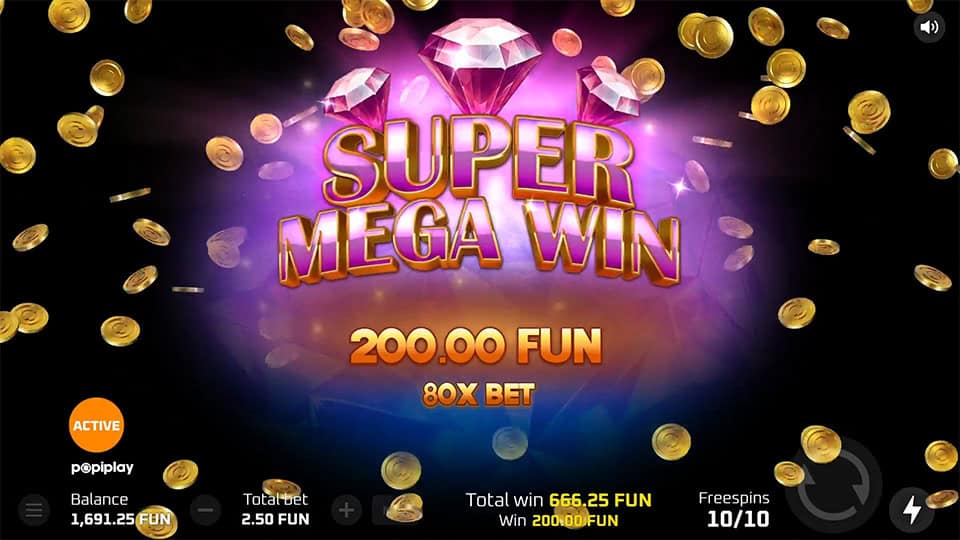 Super Mega Win screen in Wild Piggy Bank slot displaying a &euro;200 payout.