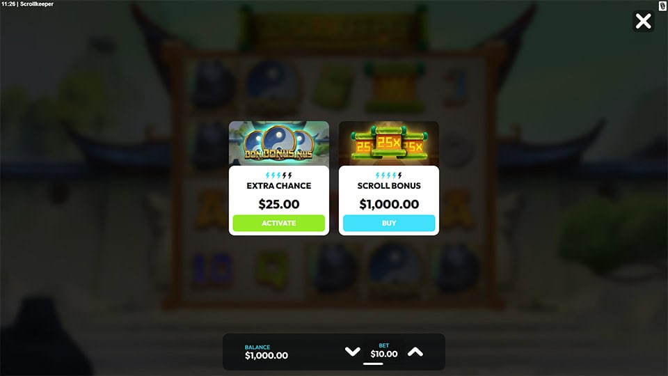 Scroll Keeper slot bonus buy