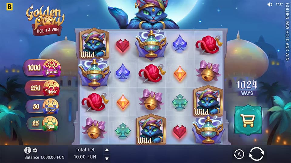 Golden Paw Hold Win slot game preview 1