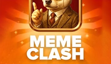 Meme Clash Slot Demo by 18 Gaming slot cover image
