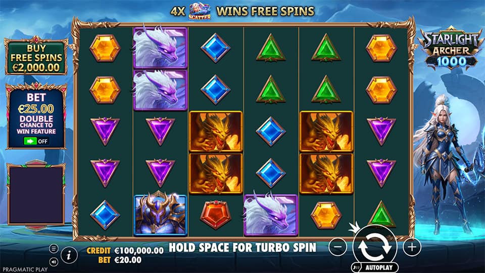 Starlight Archer 1000 slot game preview