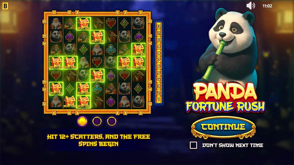 Panda Fortune Rush slot game preview 1