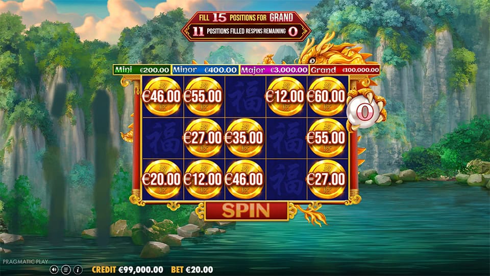 Dragons Gate Bonus Choice slot feature coin symbol 1