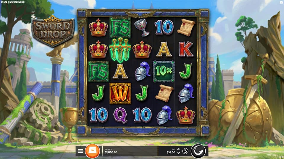 Sword Drop slot game preview